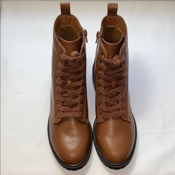 LAST TWO AVAILABLE!! New Women's Lexi & Abbie Lace Up Combat Boots - Picture 5 of 14